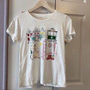 J.crew Collection San Francisco Tee Shirt